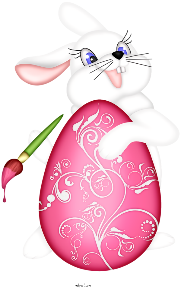 Free Holidays Cartoon Pink Easter Egg For Easter Clipart Transparent Background