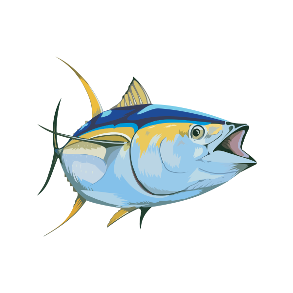 Free Fishing Fish Tuna Seafood Clipart Clipart Transparent Background