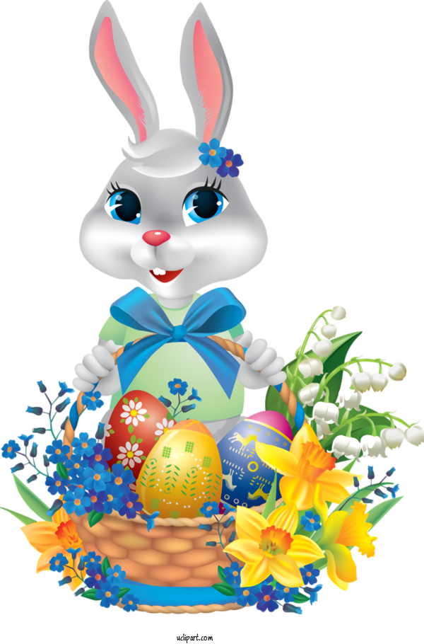 Free Holidays Easter Bunny Easter Egg Easter For Easter Clipart Transparent Background