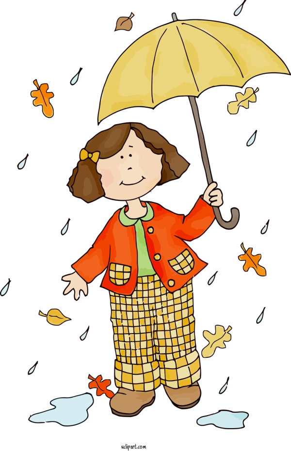 Free Holidays Umbrella Cartoon Happy For Thanksgiving Clipart Transparent Background