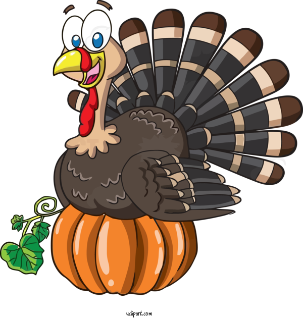 Free Holidays Turkey Cartoon Thanksgiving For Thanksgiving Clipart Transparent Background