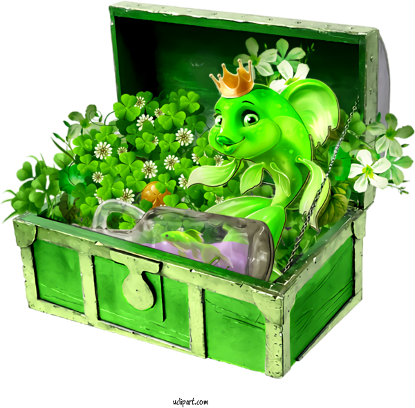 Free Holidays Green Grass Plant For Saint Patricks Day Clipart Transparent Background