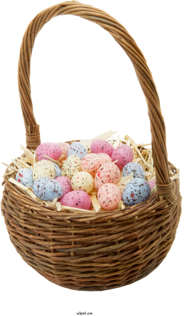 Free Holidays Gift Basket Basket Hamper For Easter Clipart Transparent Background