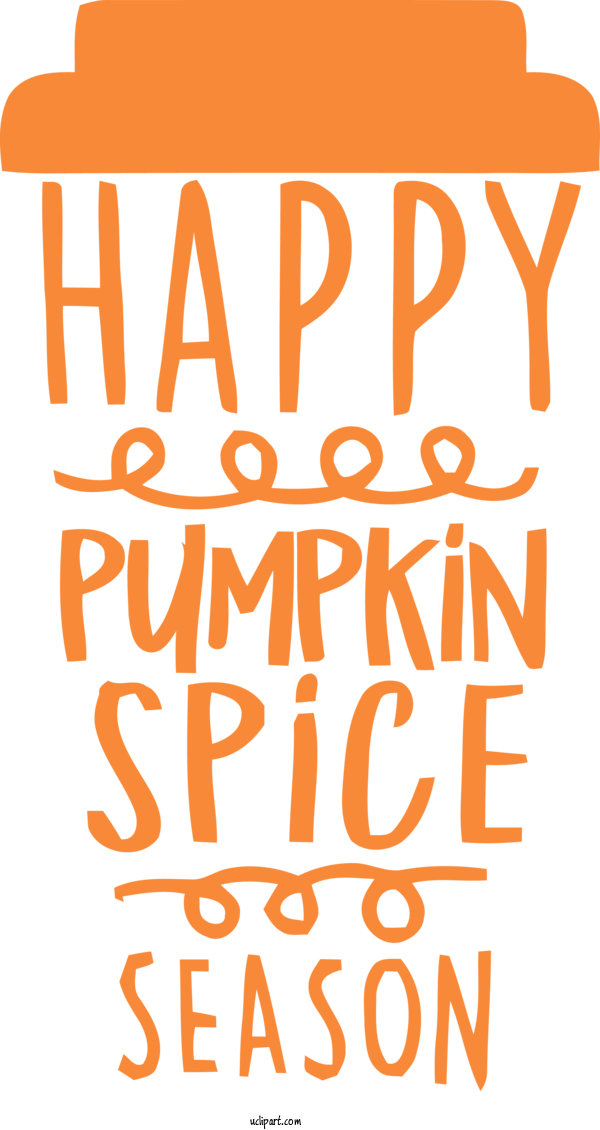 Free Holidays Font Text Orange For Thanksgiving Clipart Transparent Background