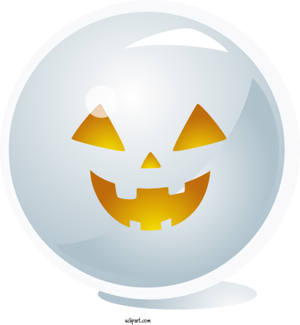 Free Holidays Orange Smile Emoticon For Halloween Clipart Transparent Background