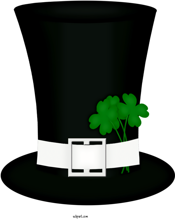 Free Holidays Green Symbol Flowerpot For Saint Patricks Day Clipart Transparent Background