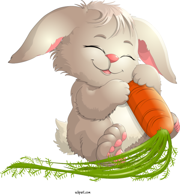 Free Holidays Cartoon Carrot Tail For Easter Clipart Transparent Background