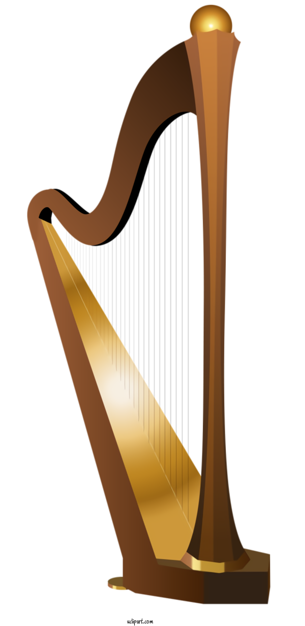 Free Holidays Harp Clàrsach Konghou For Saint Patricks Day Clipart Transparent Background