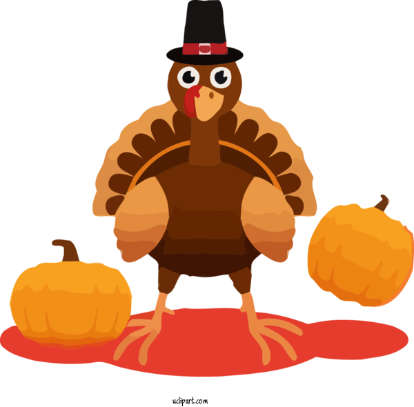 Free Holidays Trick Or Treat Cartoon Turkey For Thanksgiving Clipart Transparent Background