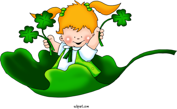 Free Holidays Cartoon Happy Plant For Saint Patricks Day Clipart Transparent Background