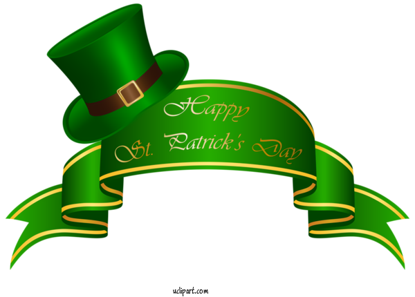 Free Holidays Green Logo Plant For Saint Patricks Day Clipart Transparent Background
