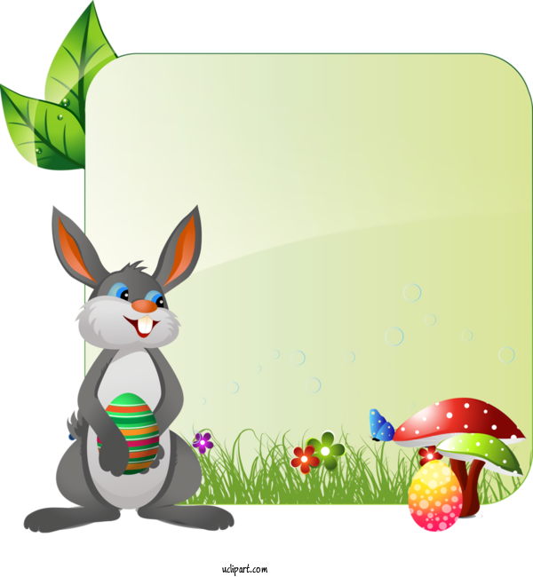 Free Holidays Cartoon Easter Egg Easter Bunny For Easter Clipart Transparent Background