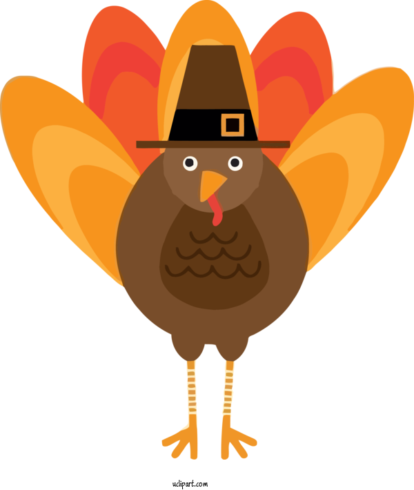 Free Holidays Cartoon Turkey Thanksgiving For Thanksgiving Clipart Transparent Background