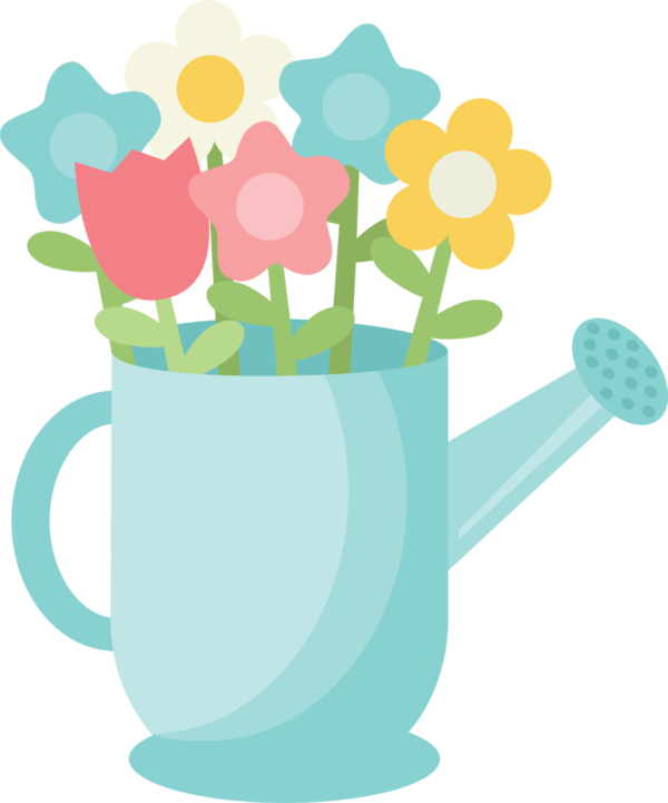 Free Gardening Flower Cup Baking Cup Clipart Clipart Transparent Background