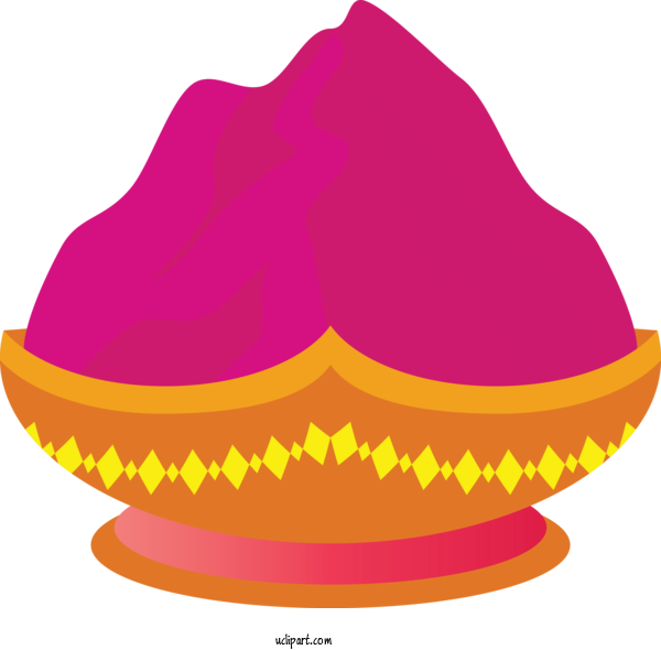 Free Holidays Lip Mouth Baking Cup For Holi Clipart Transparent Background