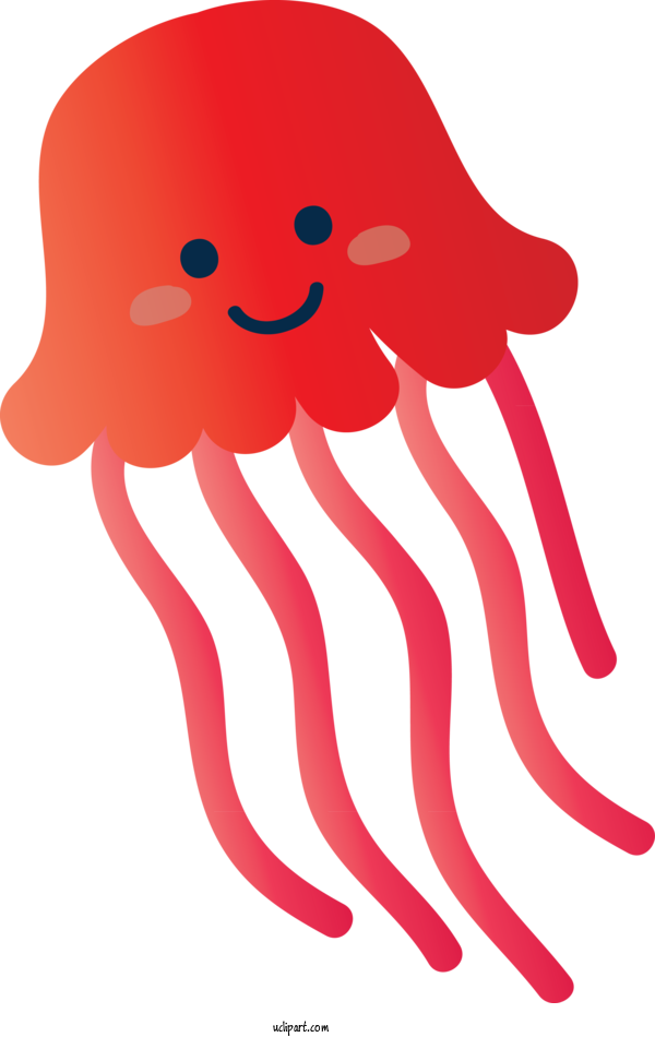 Free Animals Octopus For Jellyfish Clipart Transparent Background
