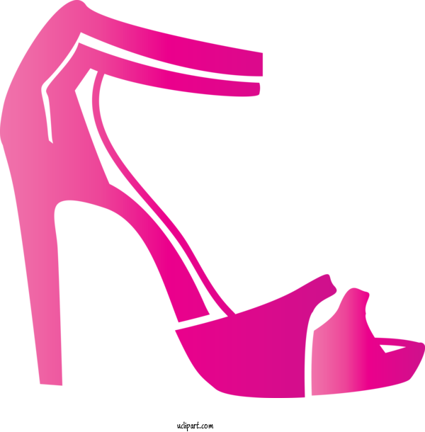 Free Clothing	 High Heels Footwear Pink For Shoes Clipart Transparent Background