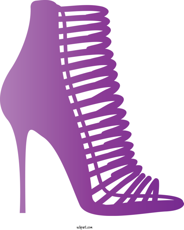 Free Clothing	 High Heels Footwear Violet For Shoes Clipart Transparent Background