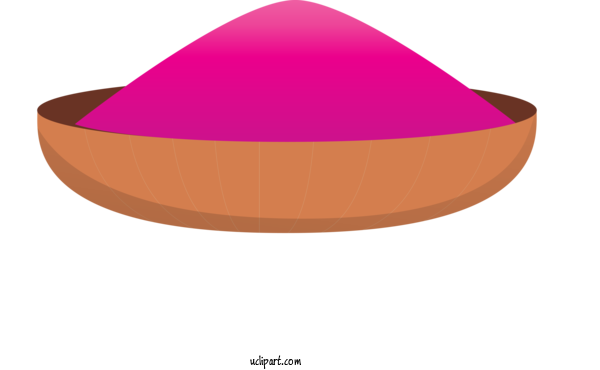 Free Holidays Pink Lip Magenta For Holi Clipart Transparent Background