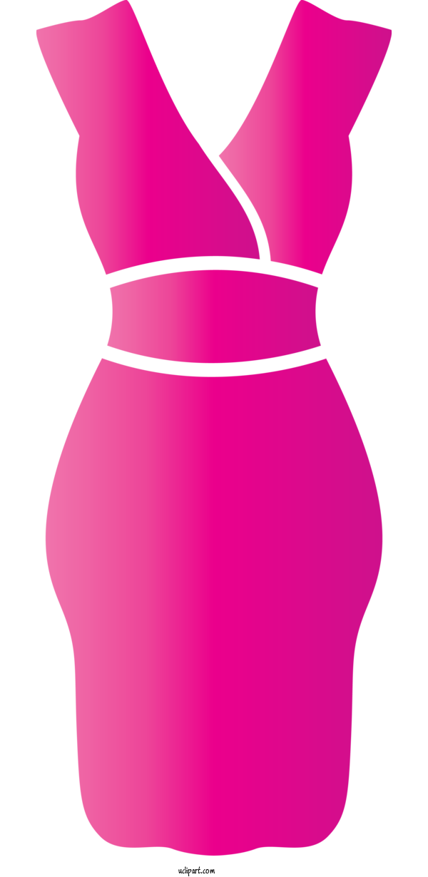 Free Clothing	 Dress Clothing Pink For Dress Clipart Transparent Background