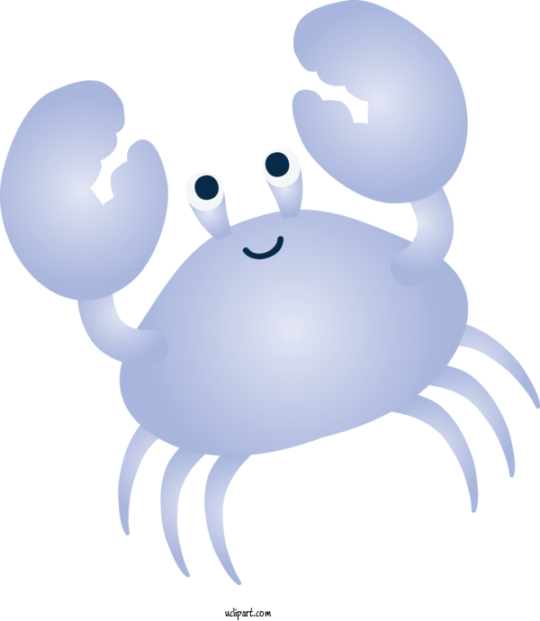 Free Animals Cartoon Crab For Crab Clipart Transparent Background