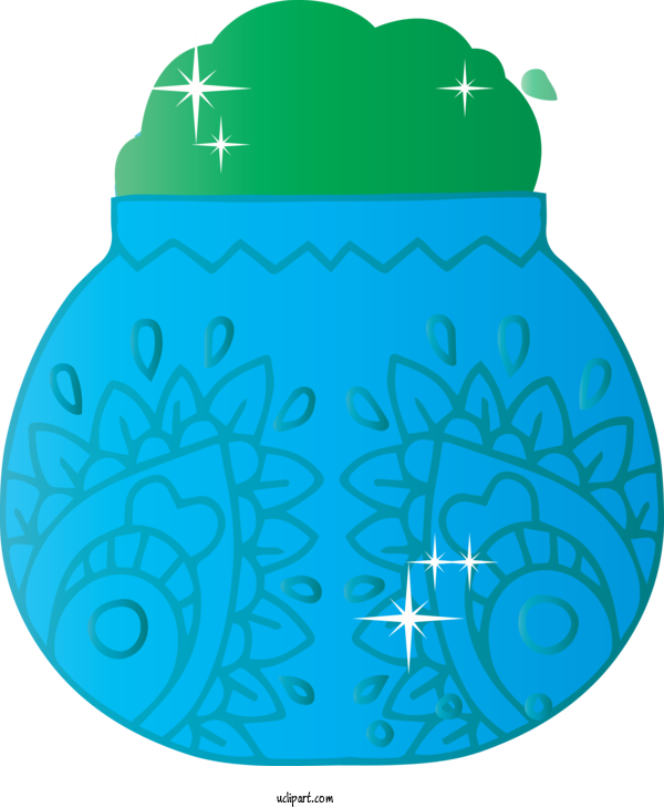 Free Holidays Aqua Turquoise Leaf For Holi Clipart Transparent Background