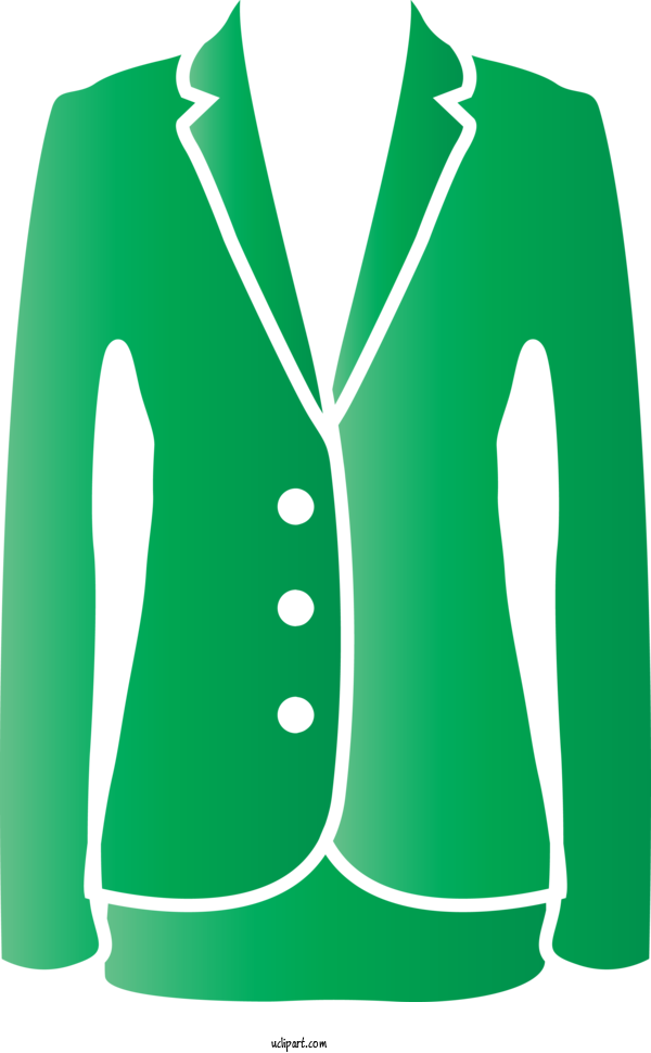 Free Clothing Green Clothing Outerwear For Suit Clipart Transparent Background