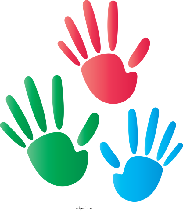 Free Holidays Hand Finger Gesture For Holi Clipart Transparent Background