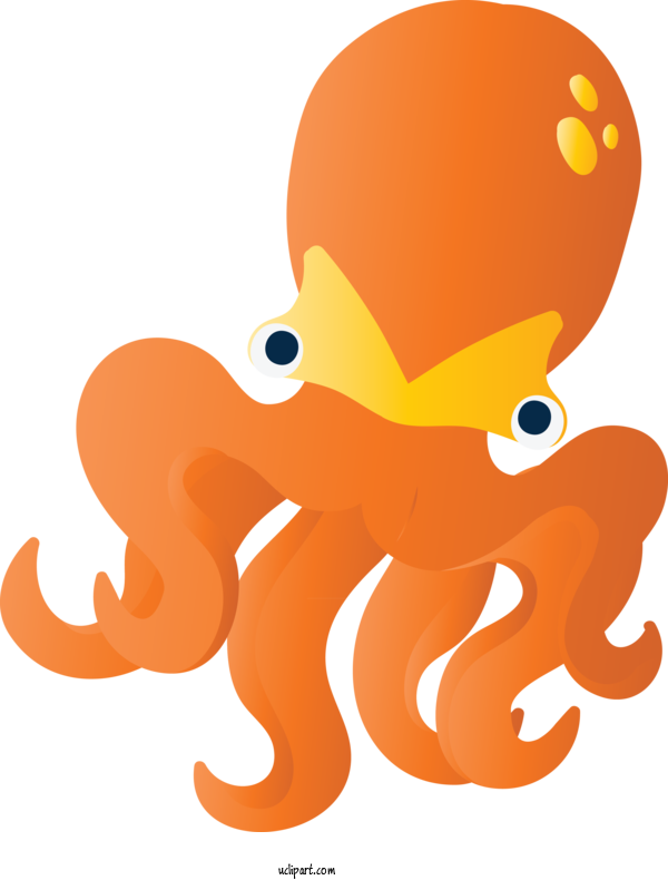 Free Animals Octopus Giant Pacific Octopus Cartoon For Octopus Clipart Transparent Background