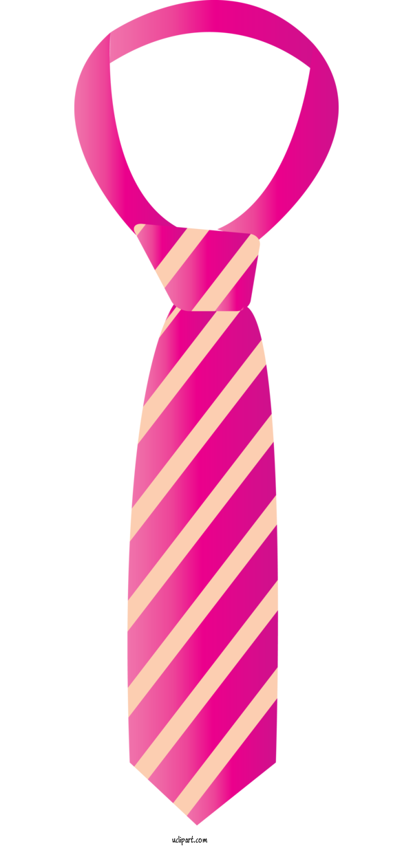 Free Clothing Pink Line Magenta For Tie Clipart Transparent Background