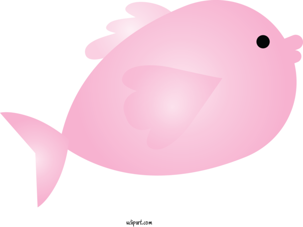Free Animals Pink Cartoon Dolphin For Fish Clipart Transparent Background