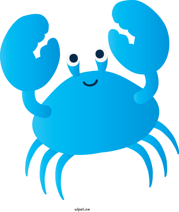 Free Animals Crab Decapoda Crustacean For Crab Clipart Transparent Background