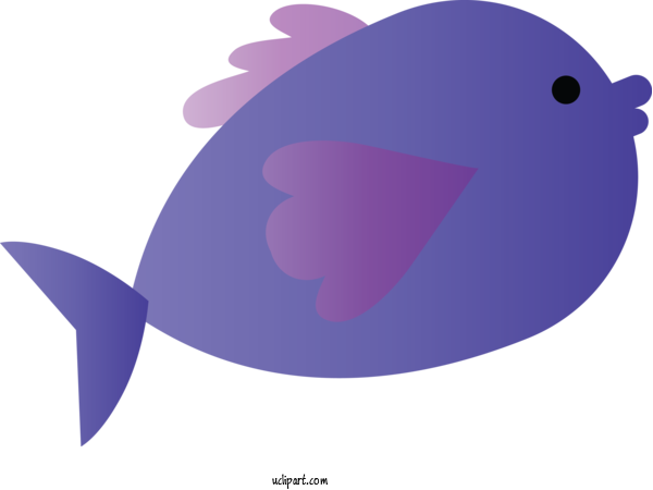 Free Animals Violet Purple Dolphin For Fish Clipart Transparent Background