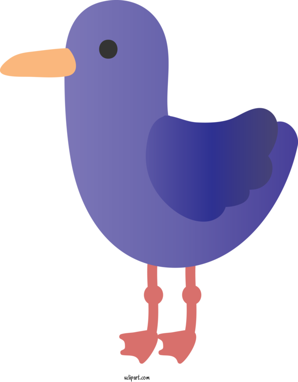 Free Animals Bird Beak Purple For Duck Clipart Transparent Background