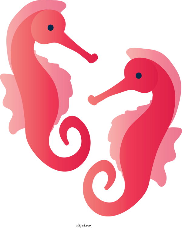 Free Animals Seahorse Pink Fish For Seahorse Clipart Transparent Background