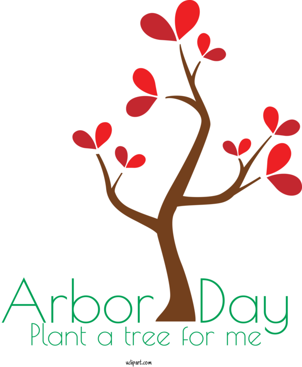 Free Holidays Branch Plant Tree For Arbor Day Clipart Transparent Background
