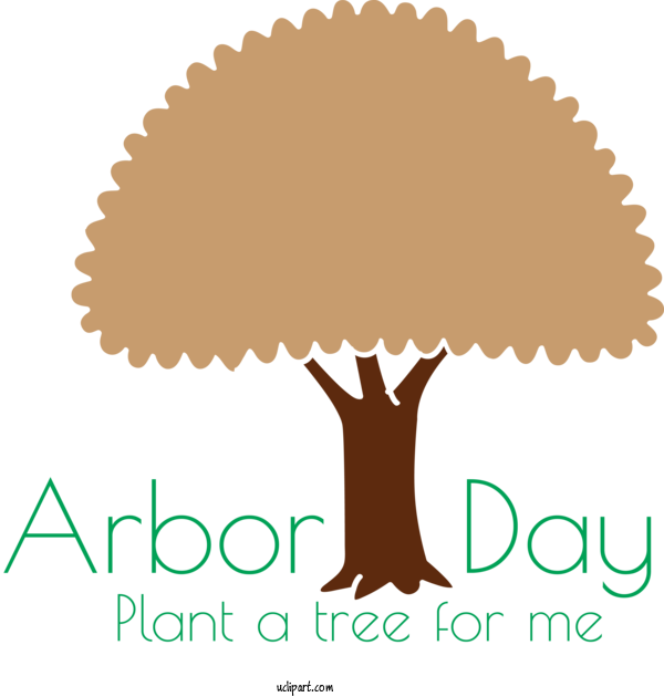 Free Holidays Tree Logo Baking Cup For Arbor Day Clipart Transparent Background