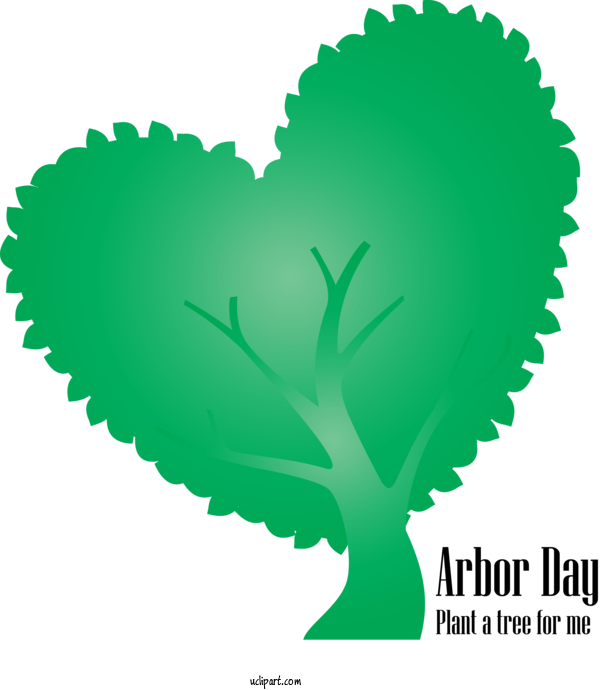 Free Holidays Green Leaf Symbol For Arbor Day Clipart Transparent Background
