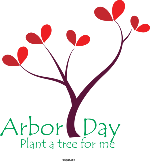 Free Holidays Heart Love Valentine's Day For Arbor Day Clipart Transparent Background