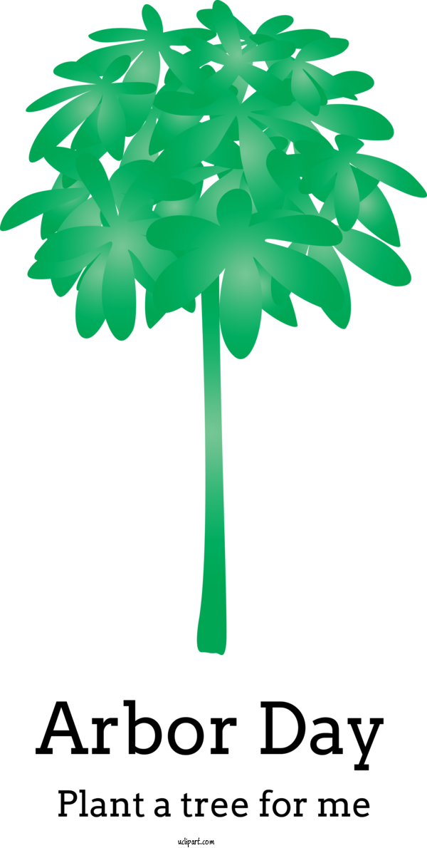 Free Holidays Leaf Tree Green For Arbor Day Clipart Transparent Background