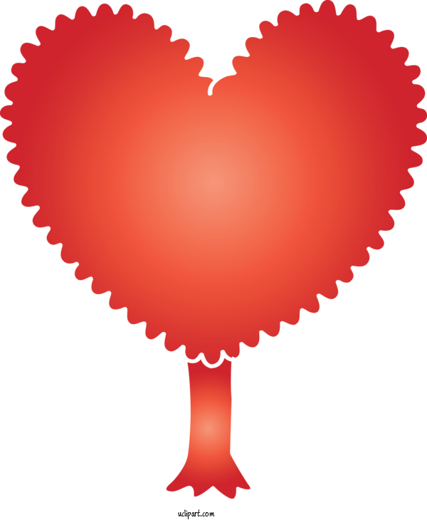 Free Nature Heart Red Love For Tree Clipart Transparent Background