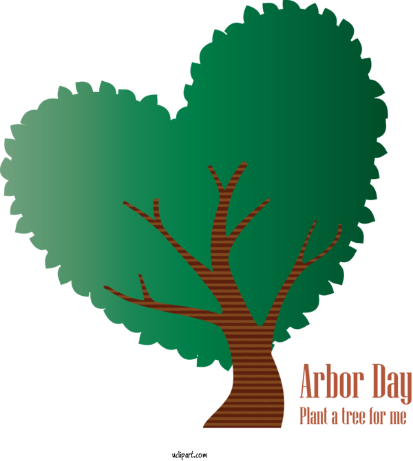 Free Holidays Leaf Plant Tree For Arbor Day Clipart Transparent Background