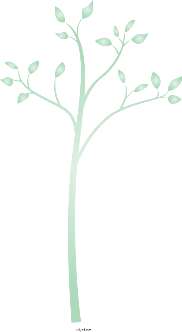 Free Nature Green Flower Plant For Tree Clipart Transparent Background