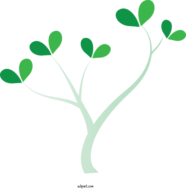 Free Nature Leaf Plant Pedicel For Tree Clipart Transparent Background