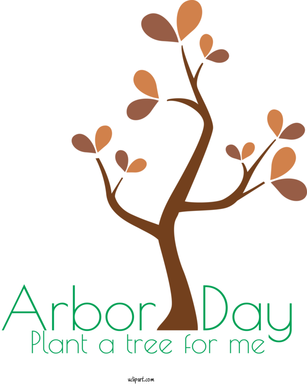 Free Holidays Branch Tree Plant For Arbor Day Clipart Transparent Background