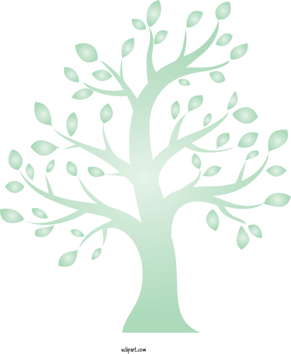 Free Nature Tree Green Branch For Tree Clipart Transparent Background
