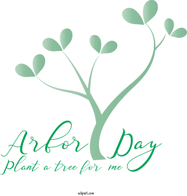 Free Holidays Leaf Plant Pedicel For Arbor Day Clipart Transparent Background