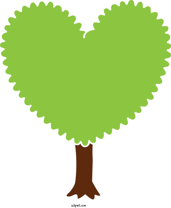 Free Nature Leaf Tree Heart For Tree Clipart Transparent Background