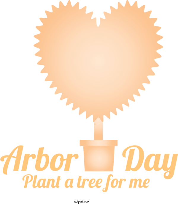 Free Holidays Heart Love For Arbor Day Clipart Transparent Background