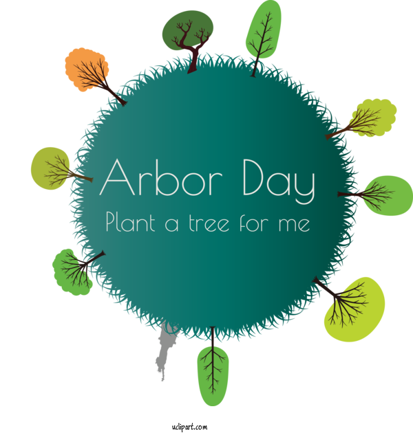 Free Holidays Green Leaf Grass For Arbor Day Clipart Transparent Background